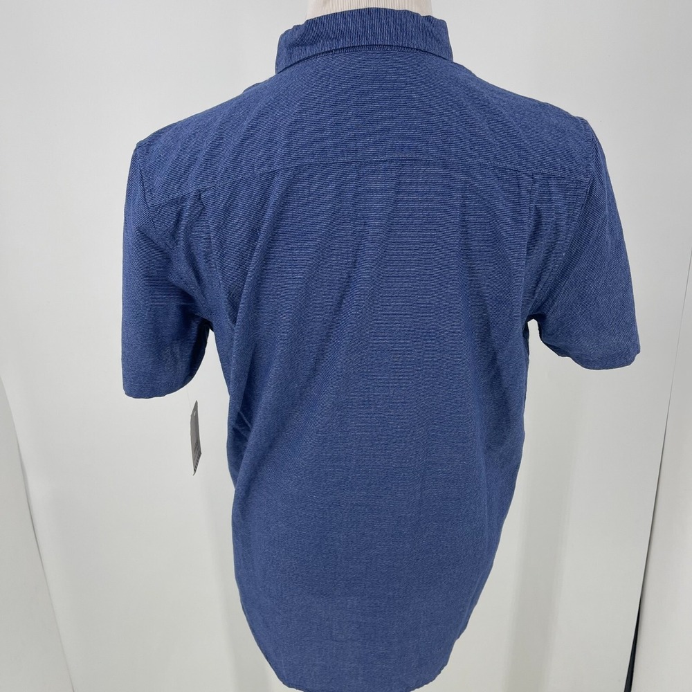 NEW Vans Off the Wall Shirt MENS Pipe Dream Wove Blueprint Casual Button Up M - Picture 5 of 16